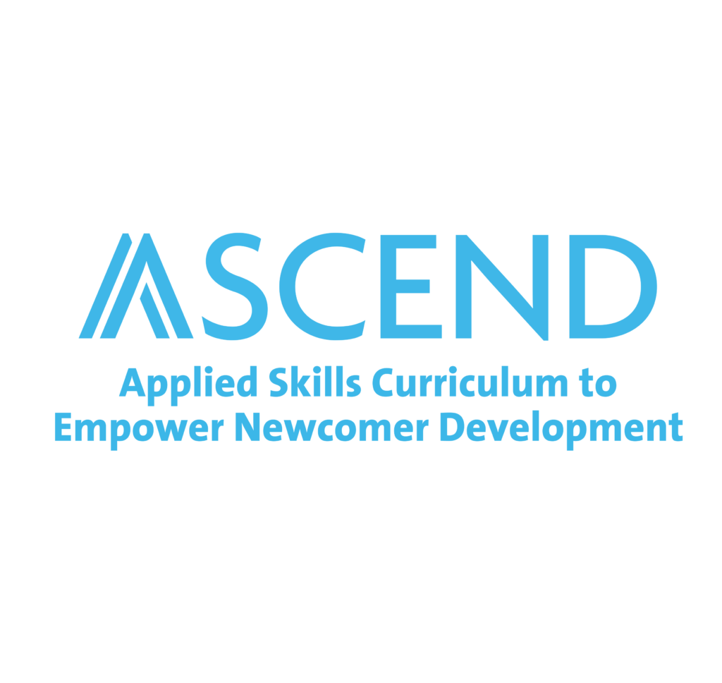 ASCEND Logo Blue L words