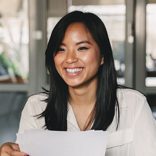 Headshot of an employer smiling