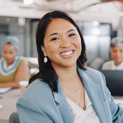 A smiling employee profile photo