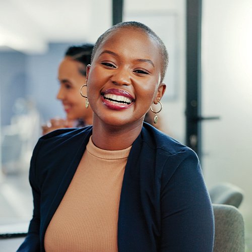 Smiling mentee headshot